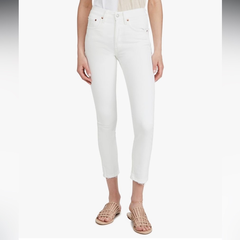 Levi 501 skinny jeans in cloud over